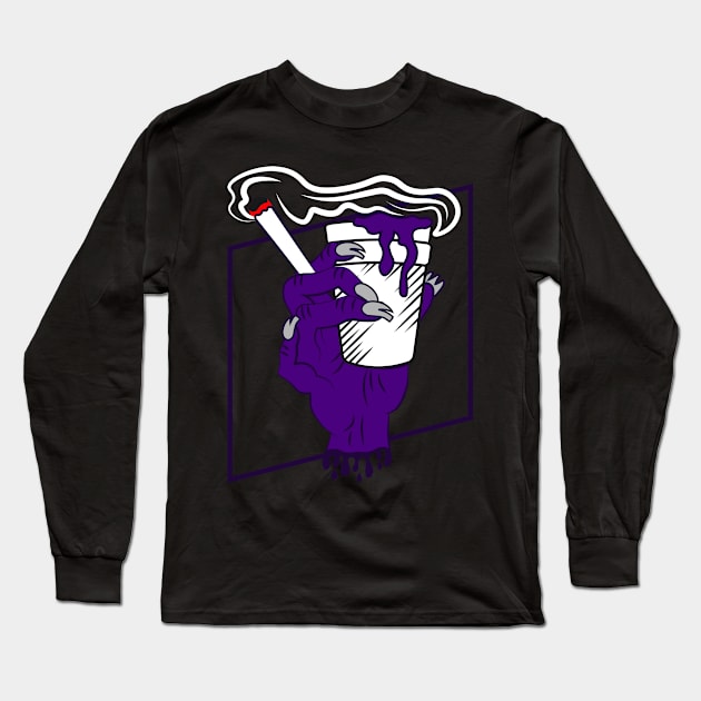 Codeine Lean Cough Juice Cup Long Sleeve T-Shirt by QQdesigns